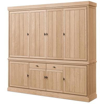 Jura 4 Door Sideboard & Solid Hutch
